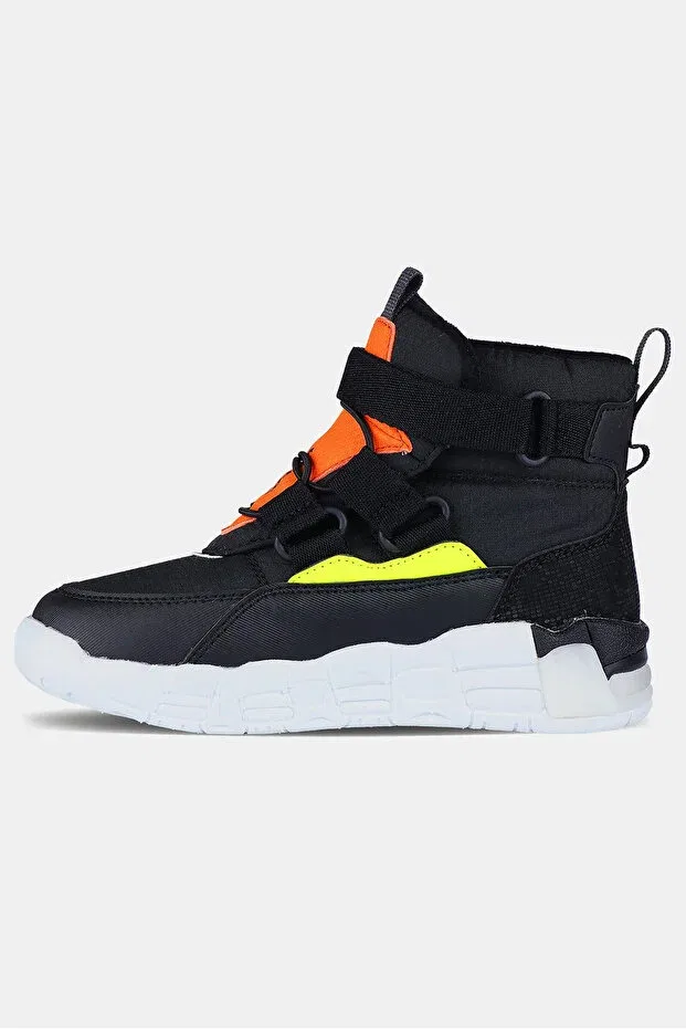 Детские ботинки на липучках для мальчиков Lesi Velcro Boys' Casual Boots Vicco, Black — фото 2