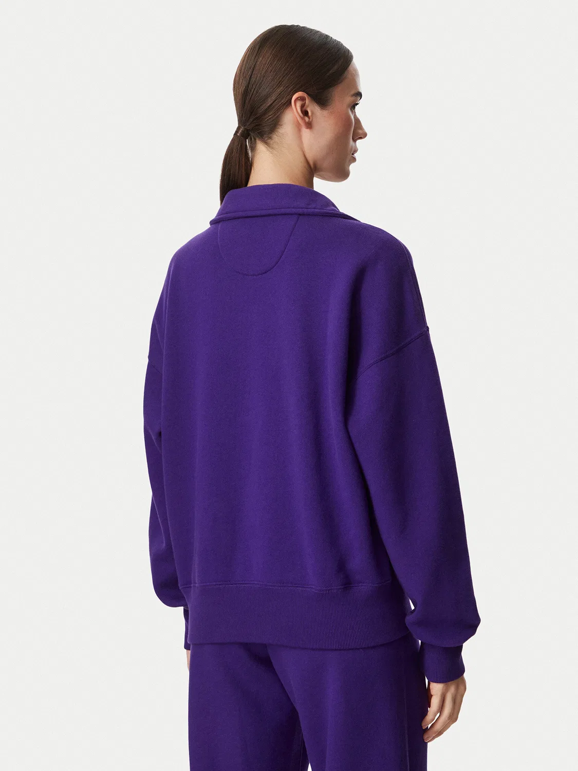 Женская толстовка стандартного кроя Polo Ralph Lauren, фиолетовый — фото 3