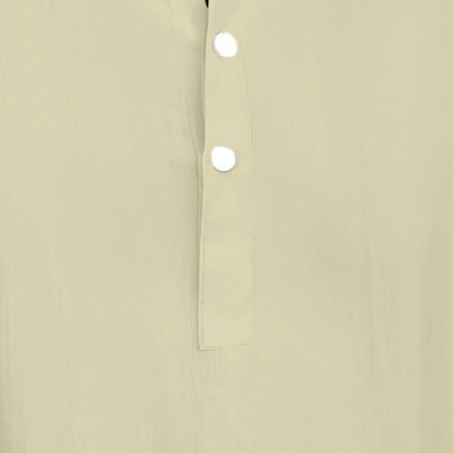 Мужская льняная рубашка-поло с коротким рукавом, Beige — фото 2
