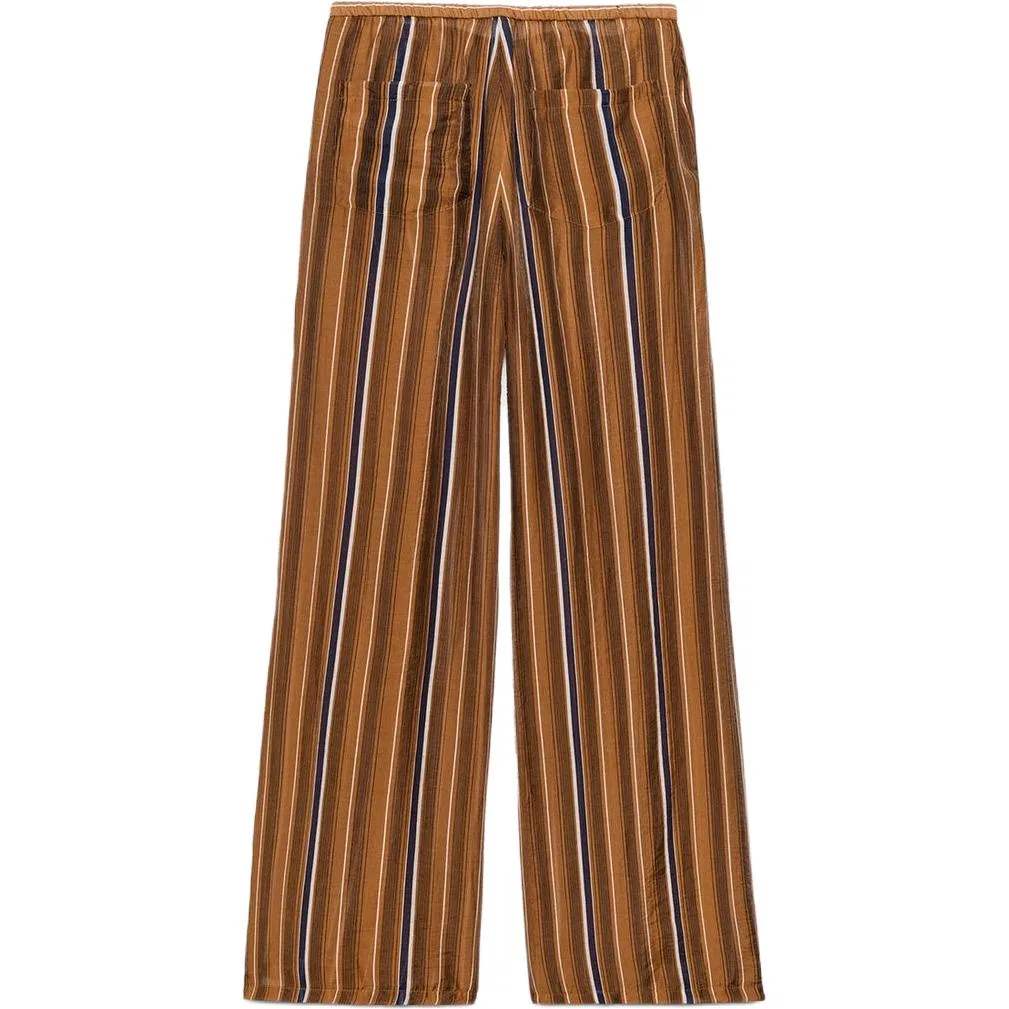 Женские брюки свободного кроя Brown ZARA, Brown — фото 3
