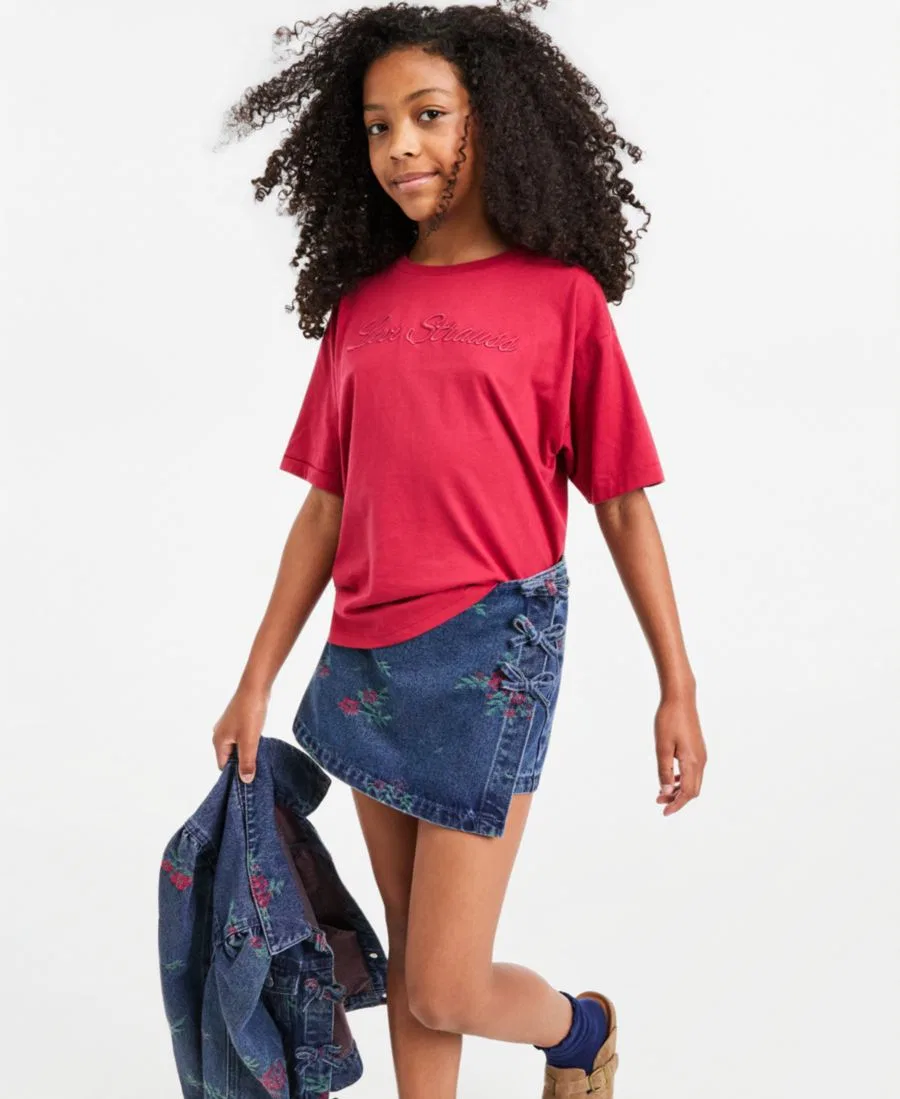 Детская футболка Meet and Greet 3D, размеры S-XL Levi'S, Red — фото 3