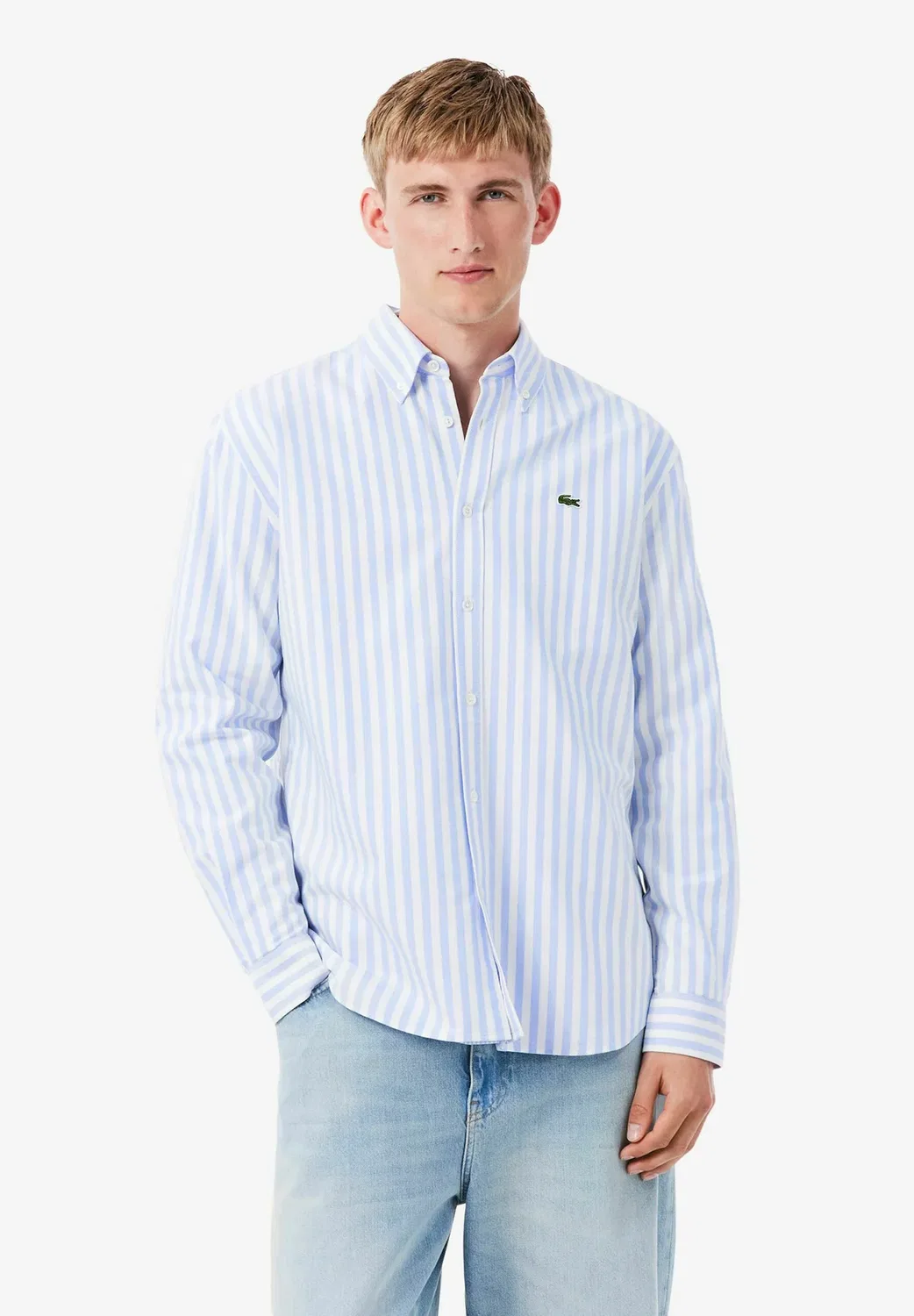 Рубашка Lacoste, Bleu Blanc-Eb