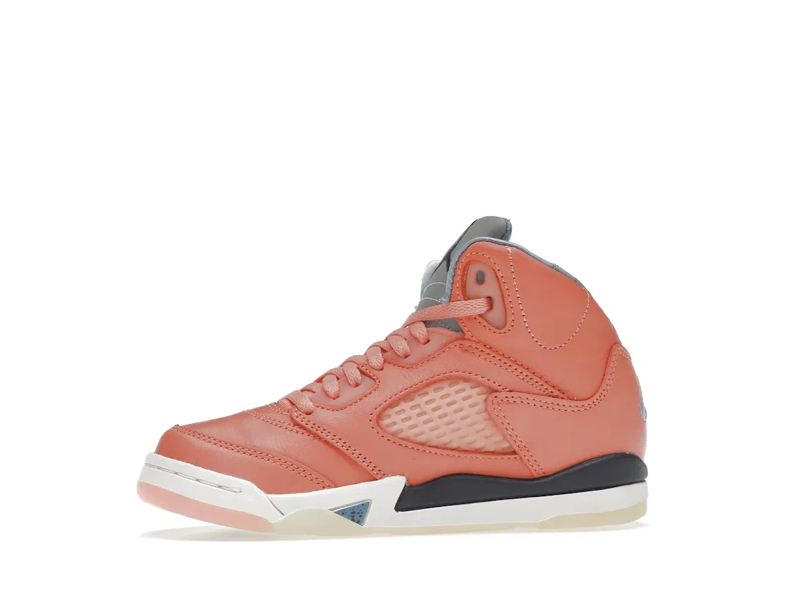 Детские кроссовки с вдохновляющим дизайном Jordan 5 Retro Jordan, Crimson Bliss/Leche Blue/Sail — фото 3