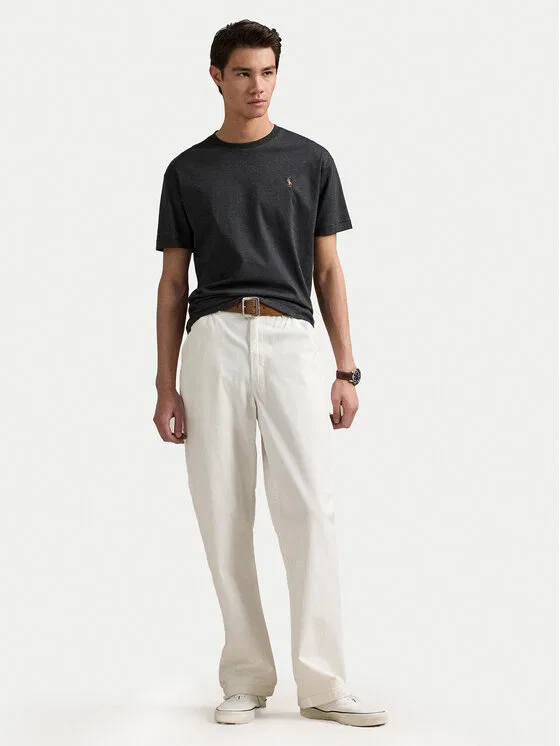 Футболка slim fit Tsh Polo Ralph Lauren, серый — фото 2