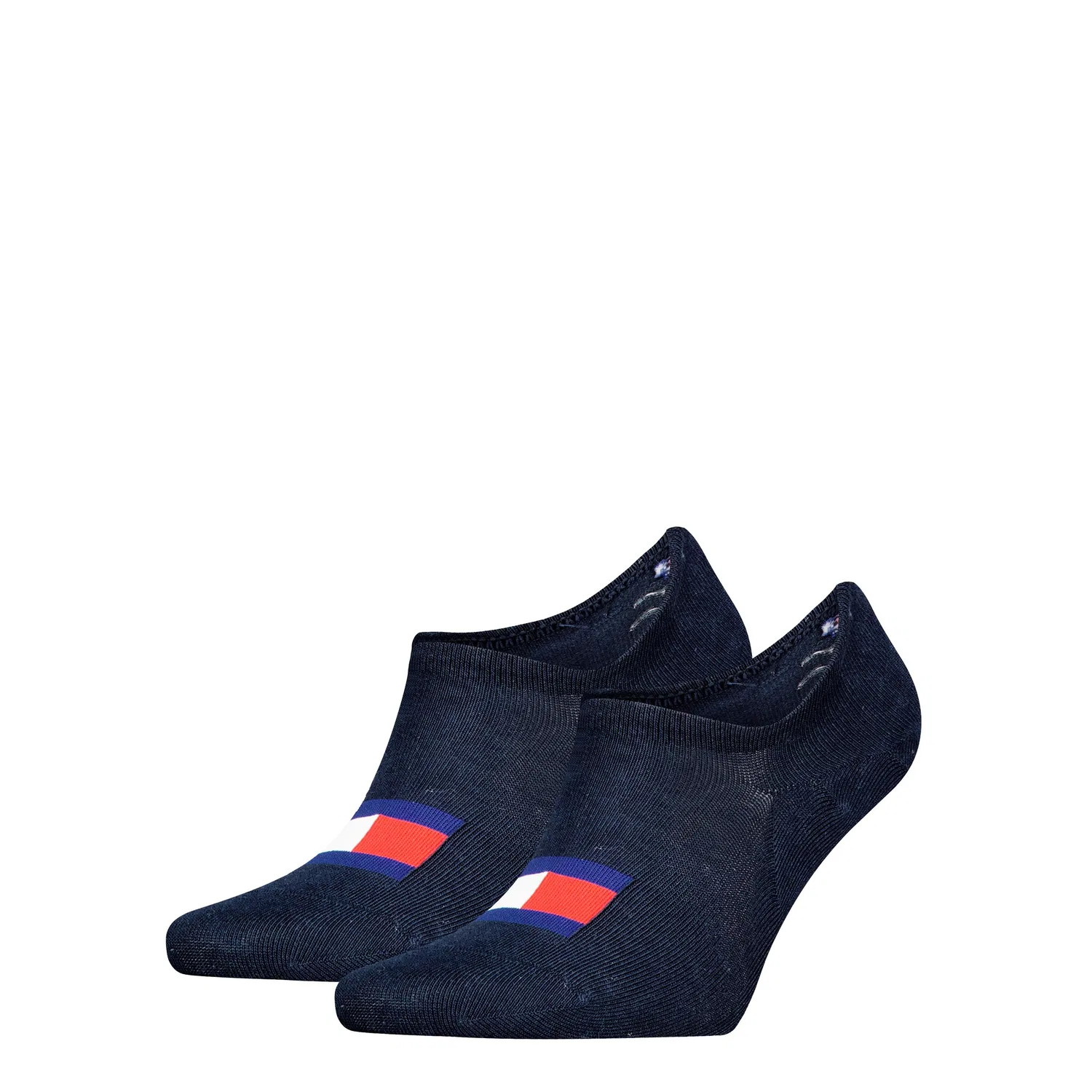 Мужские носочки-следы с флаг-лейблом Tommy Hilfiger, Dark Navy