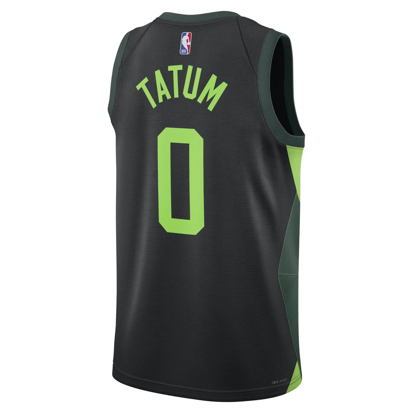 Джерси баскетбольное с принтом Boston Celtics 2024/25 City Edition Jayson Tatum Nike, черный — фото 2
