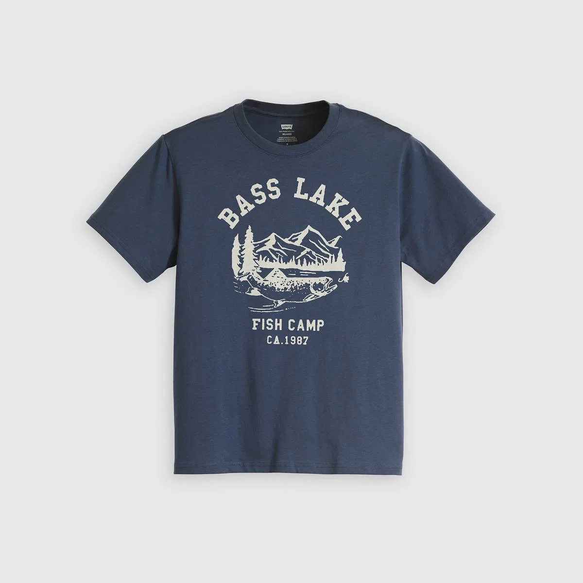 Свободная футболка с графическим принтом Levi's, Big Dipper - Blue — фото 4