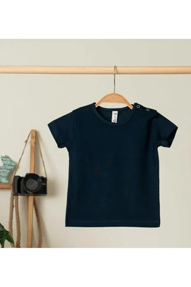 Детская футболка для мальчиков с коротким рукавом Shine Rabbit, Navy Blue