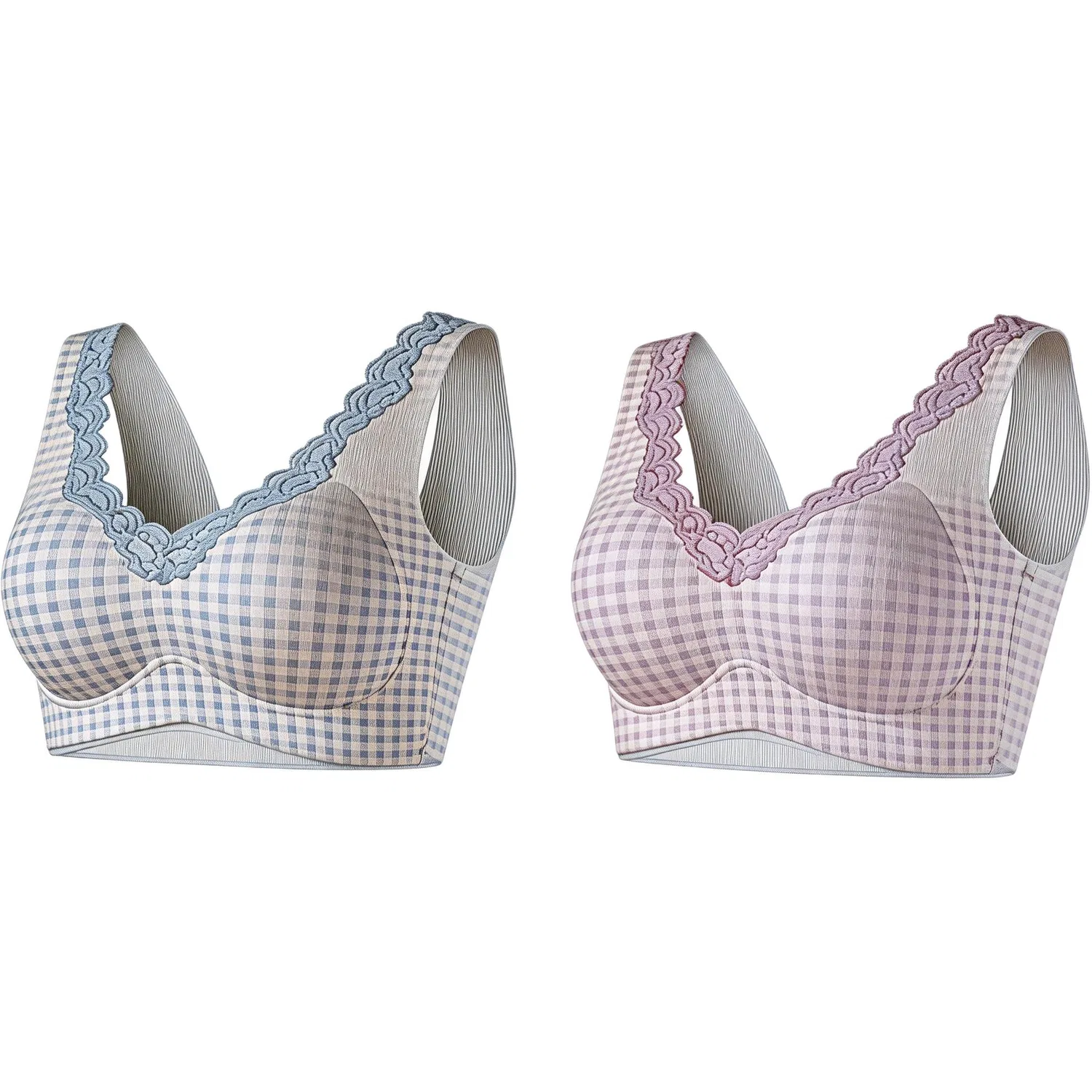 Детское бандо для девочек Light Purple+Light Blue MIIOW