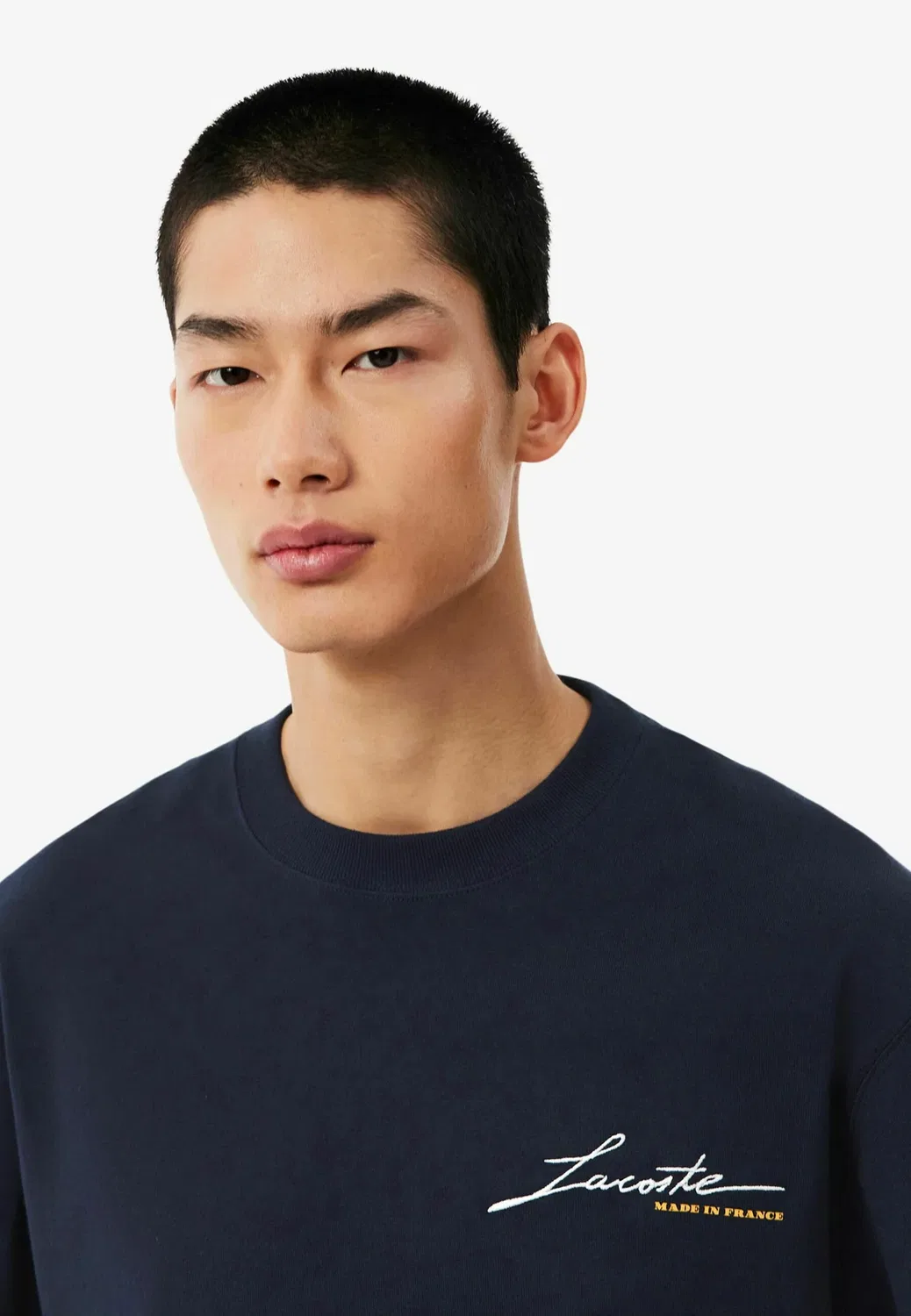 Футболка с принтом Lacoste, Bleu Marine-Mxq — фото 4