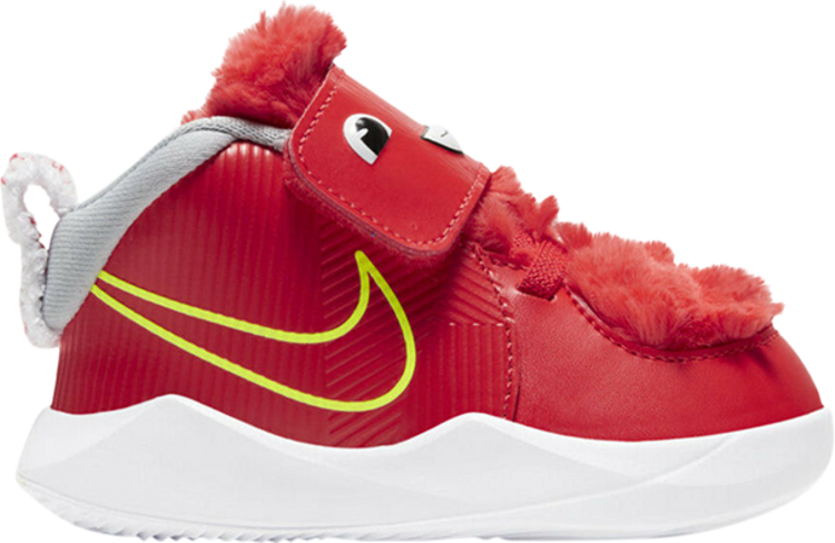 

Кроссовки Nike Team Hustle D9 Lil TD 'Fast n Furry - Chile Red', красный