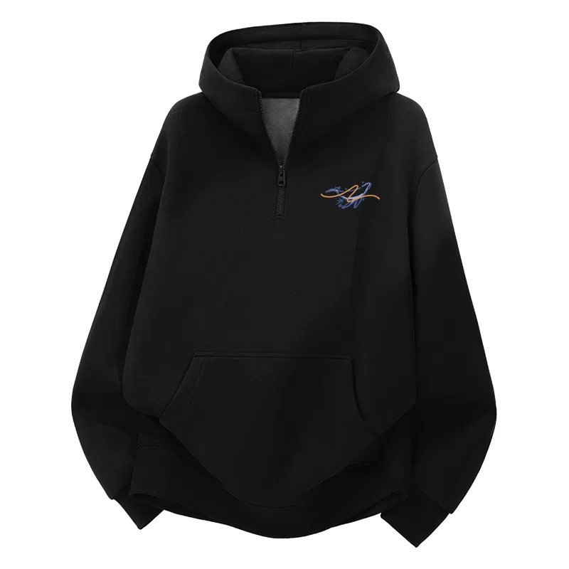 Детский свитшот с принтом Dreamy Wave Chest Logo MINISO, Black