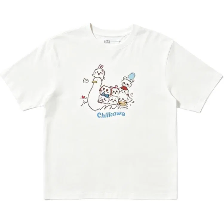 Женская футболка с принтом X Chiikawa UT, UNIQLO, White