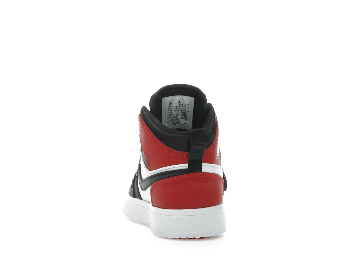 Детские кроссовки Sky Jordan 1 Bred Toe Jordan, Black/Varsity Red/White/Anthracite — фото 4