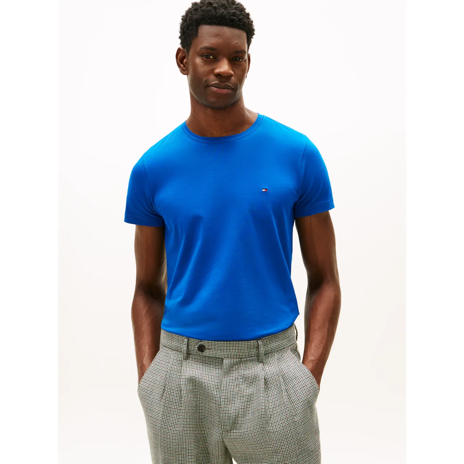 Мужская футболка slim fit Tommy Hilfiger, Vibrant Indigo
