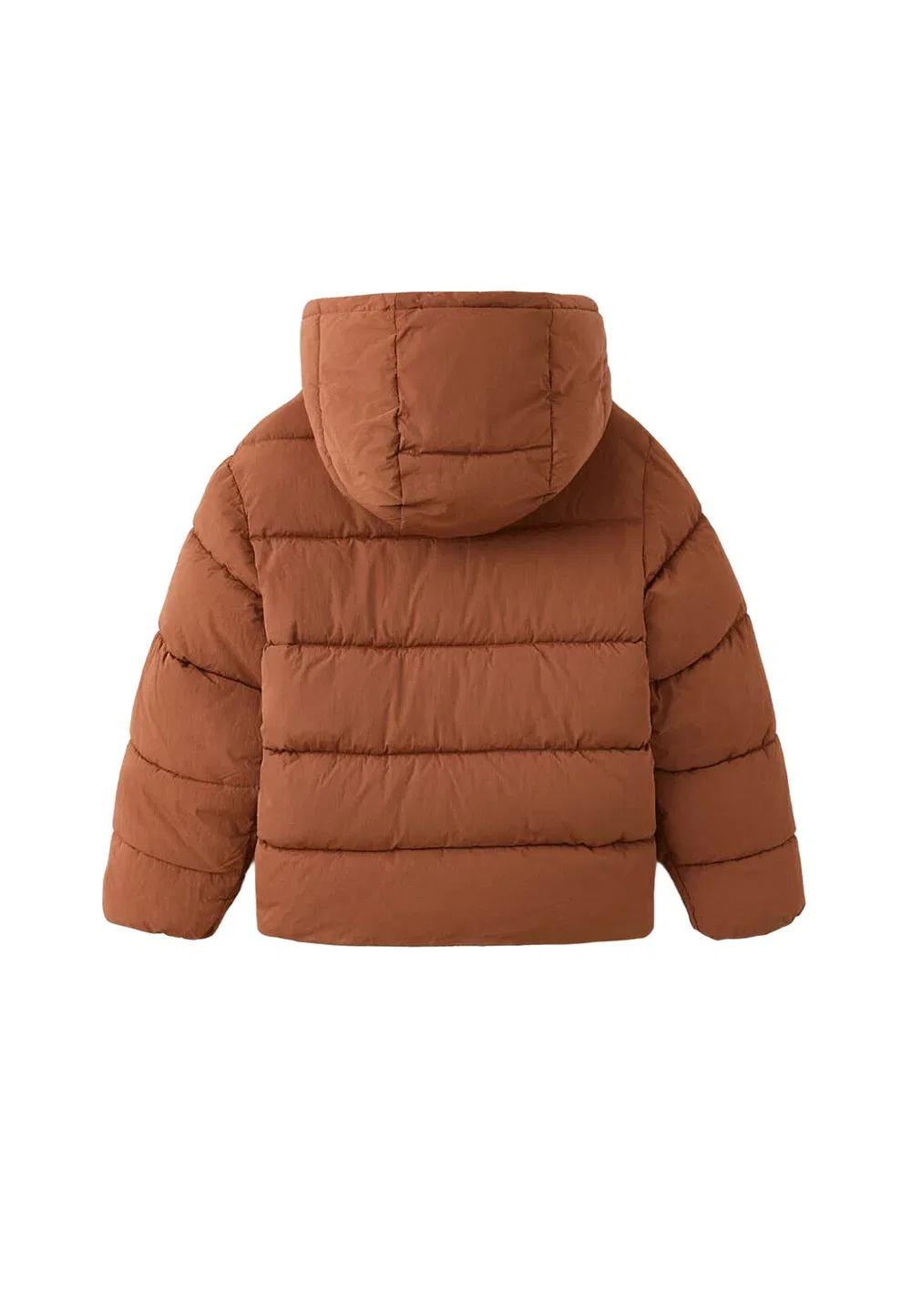 Детская зимняя куртка Mango Kids, Burnt Orange Denim — фото 2