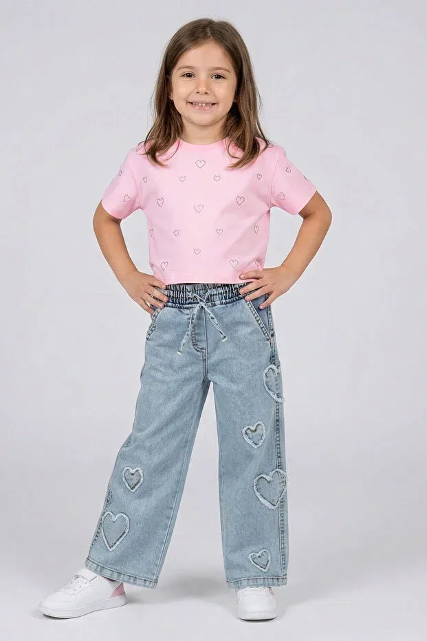 Детская футболка для девочек с принтом Dmb Boys & Girls, Powder Pink — фото 2
