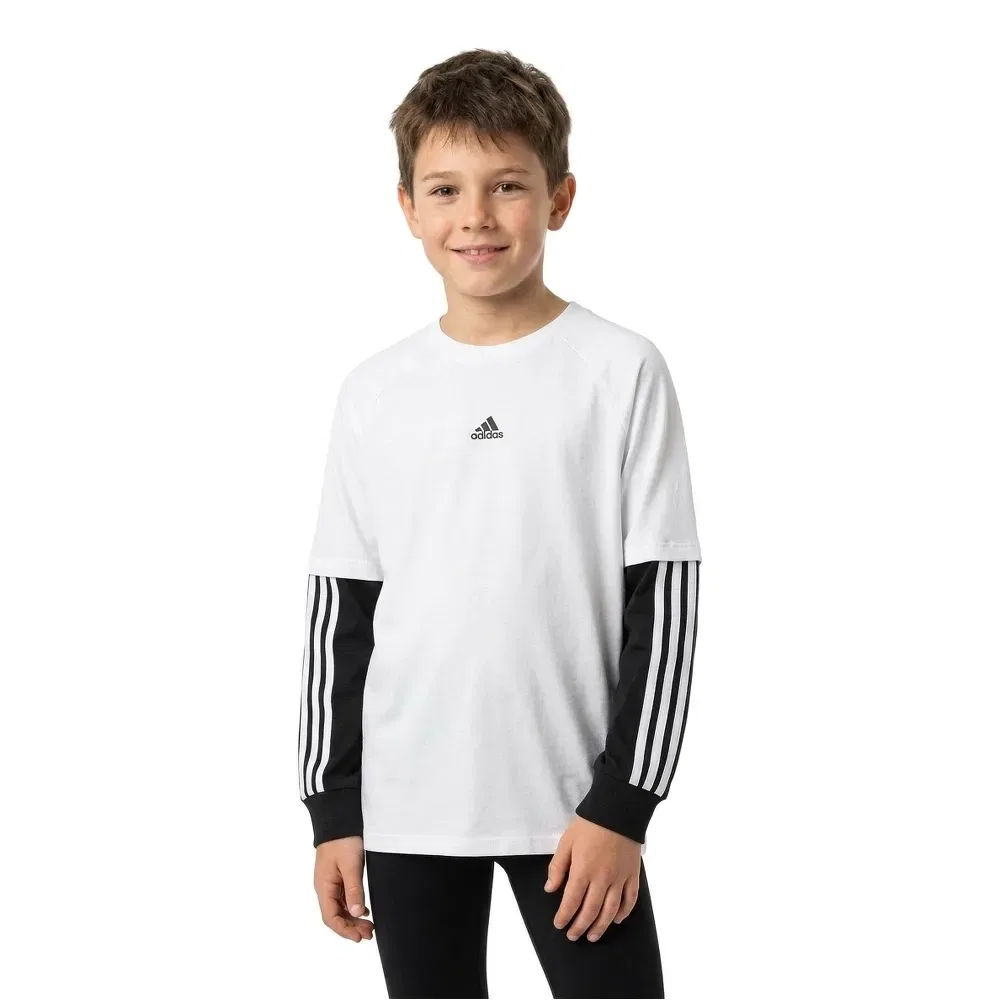 Футболка с длинным рукавом Street Jam 2in1 Adidas, белый — фото 2
