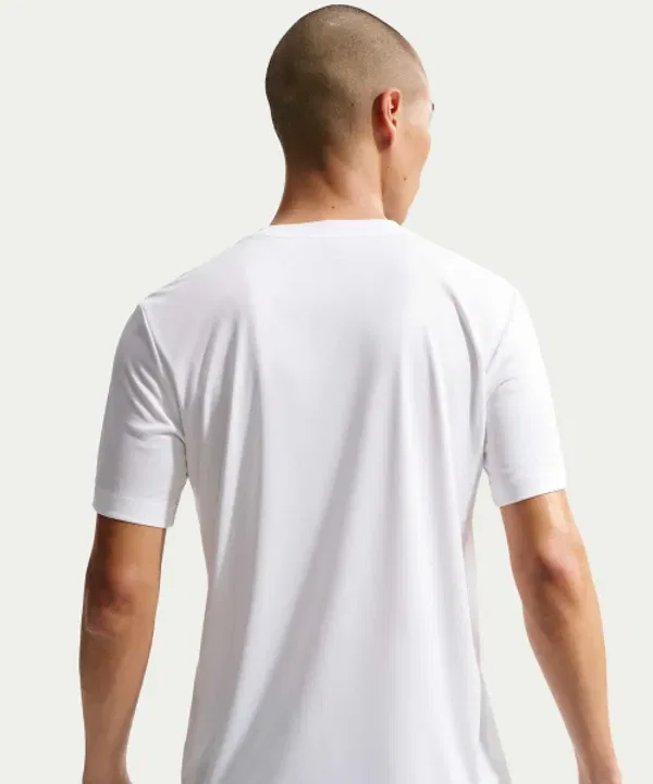 Футболка тренировочная Dry Fit, Nike, белый-черный — фото 2