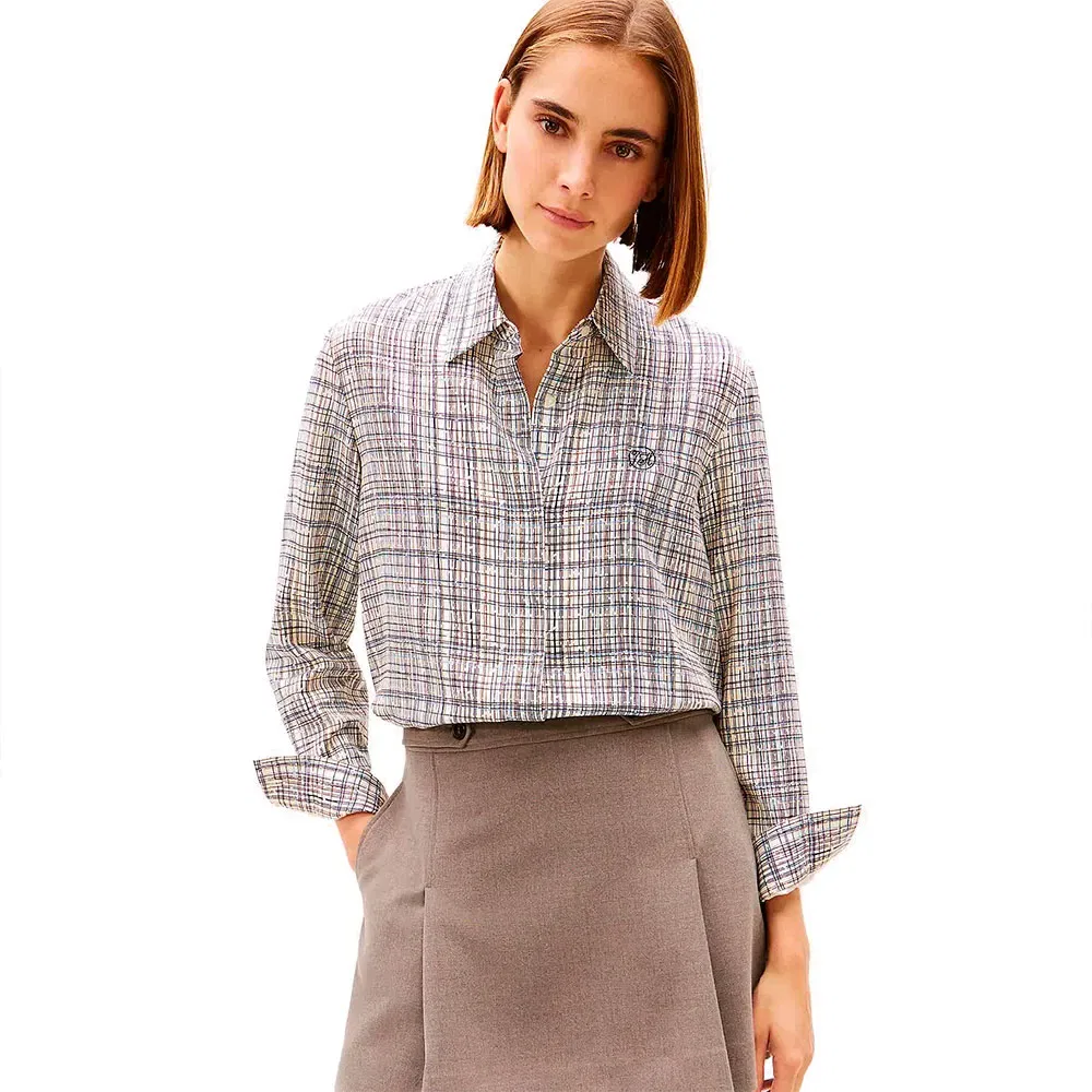 Женская рубашка с длинным рукавом Tommy hilfiger, Grey