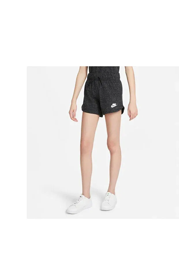 Детские шорты для девочек хлопковые Nike, Siyah — фото 2