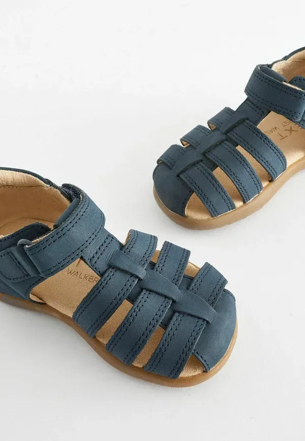 Туфли кожаные First shoes Next, темно-синий — фото 3