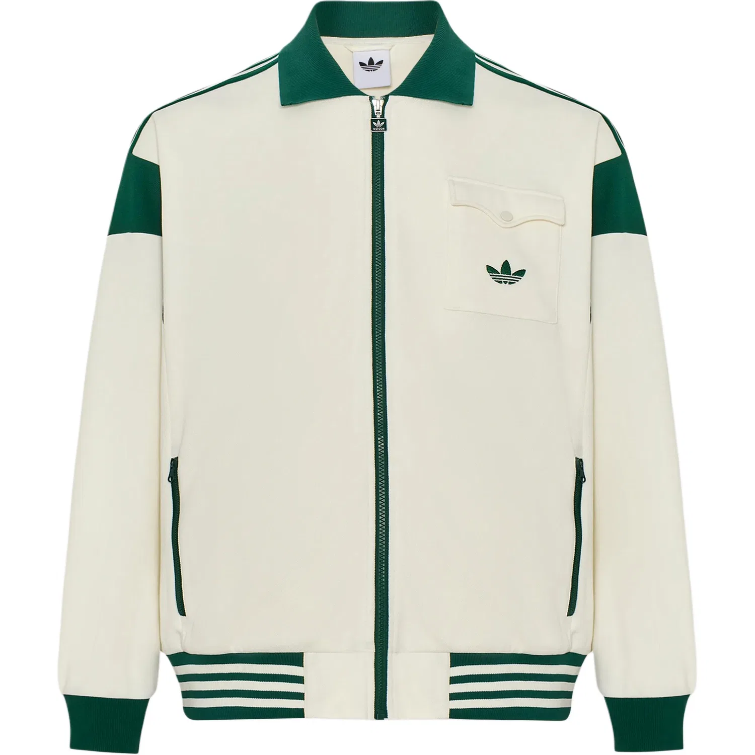 Мужская куртка с лацканами Jade White Adidas Originals, Jade White