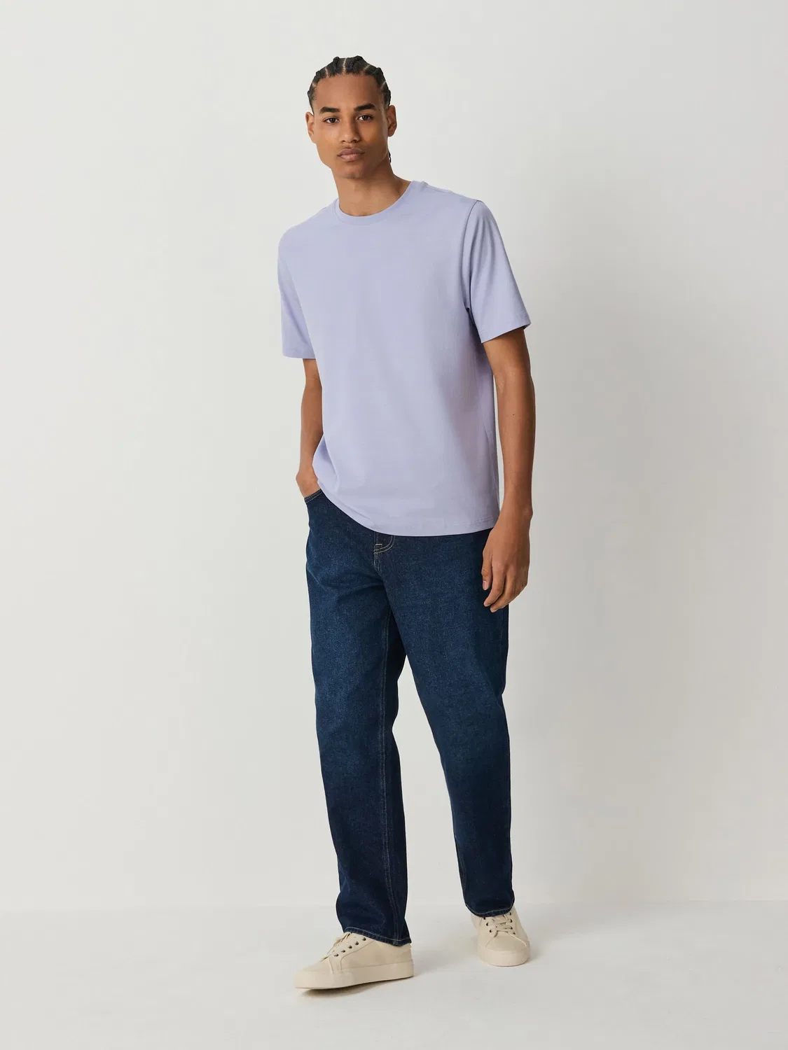 Футболка хлопковая Regular Fit Essential Next, сиреневый — фото 2