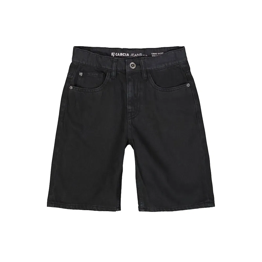 Шорты джинсовые Straight Fit Garcia, черный