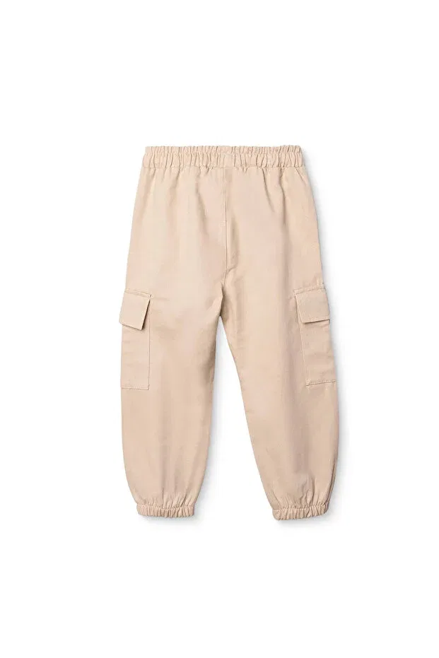 Детские брюки для девочек хлопковые hellobaby Ebebek Hello Baby, Ecru — фото 2