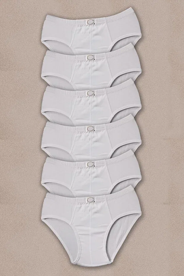 Детские для мальчиков трусы хлопковые 6 штук Prens, White