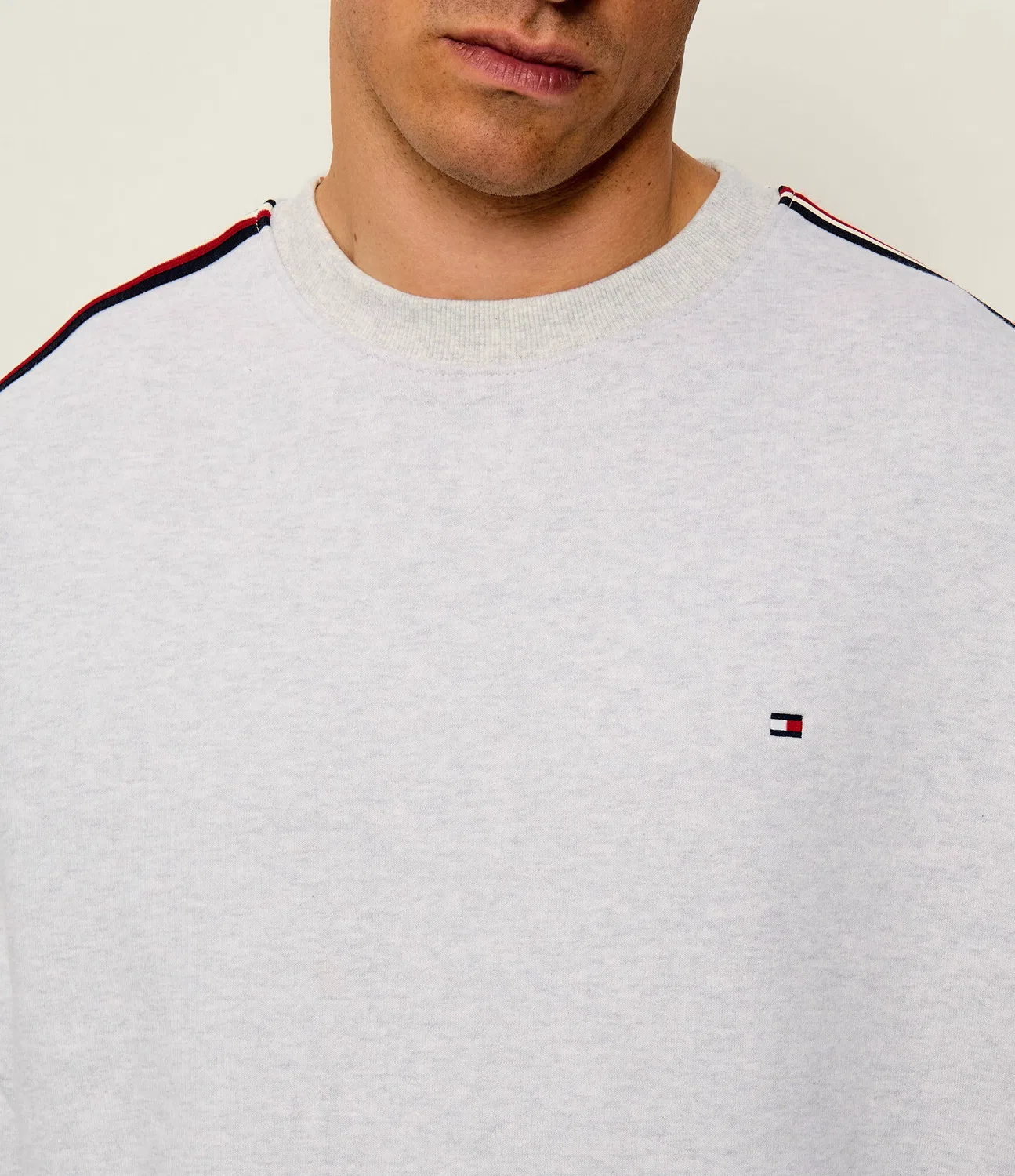 Толстовка Relaxed Fit Tommy Hilfiger, Grigio — фото 4