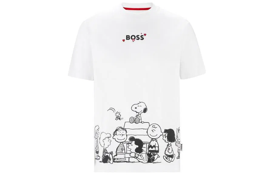 Детская футболка с круглым вырезом HUGO BOSS, White