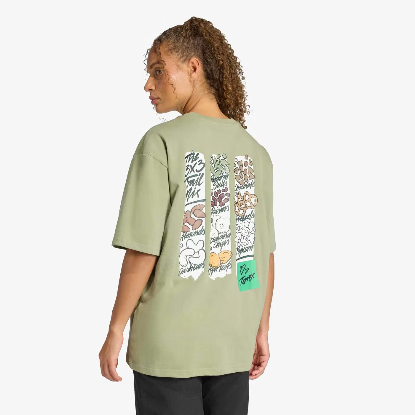 Футболка с принтом Terrex Trail Mix Graphic Adidas, зеленый — фото 3