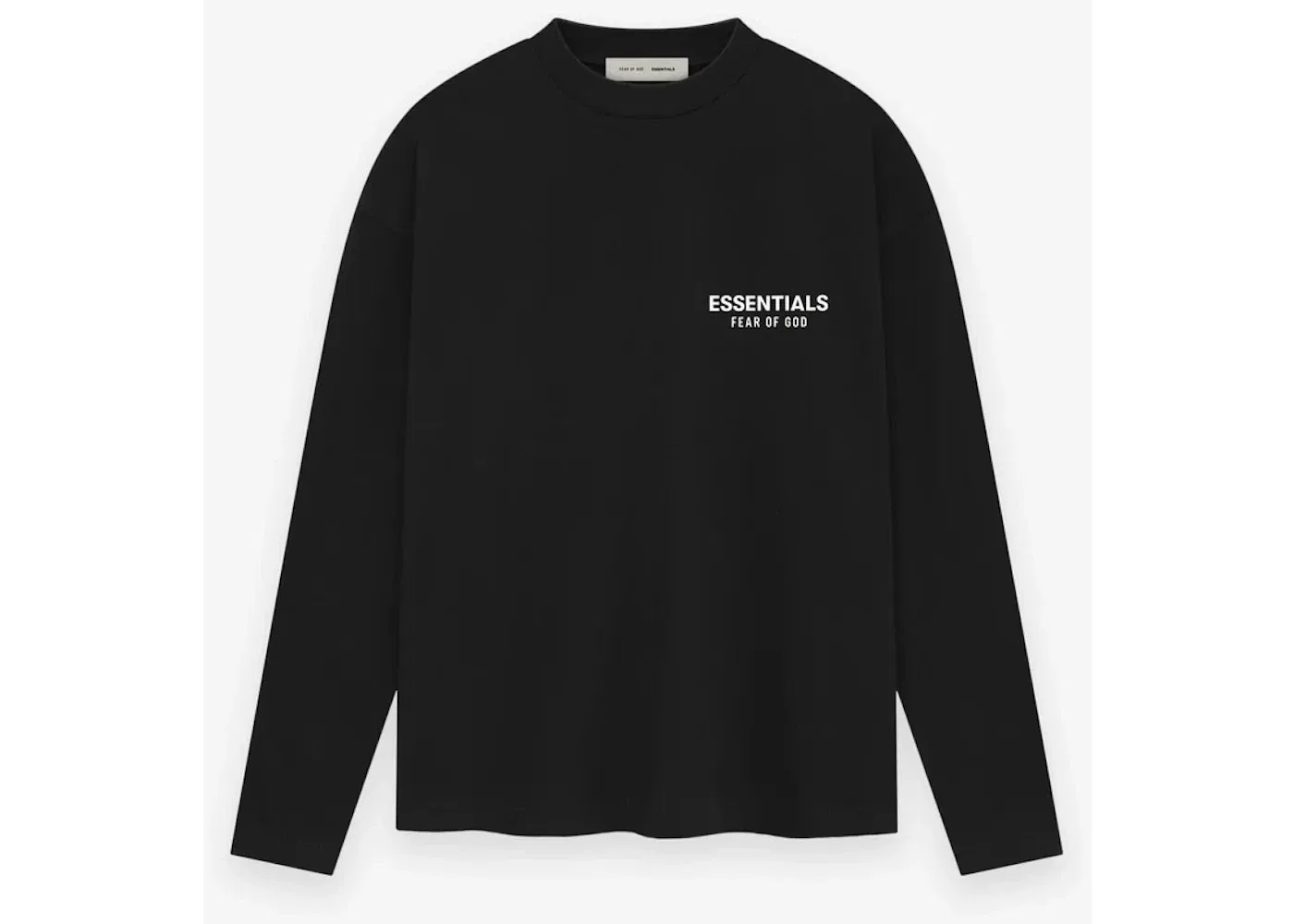 Мужская футболка с длинным рукавом Classic Fit Fear of God, Jet Black