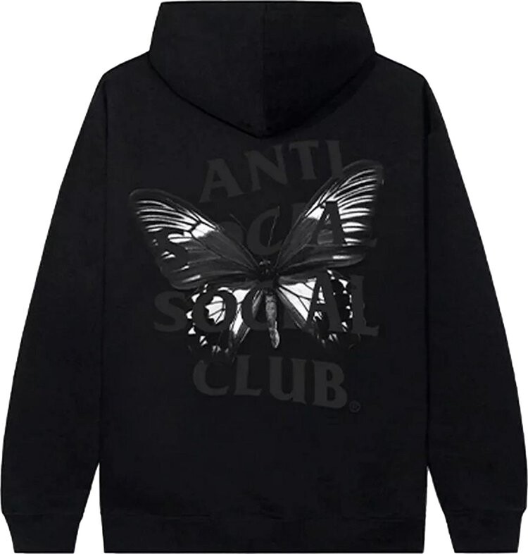 Худи Anti Social Social Club Hidden Sky Hoodie Black, черный — фото 2