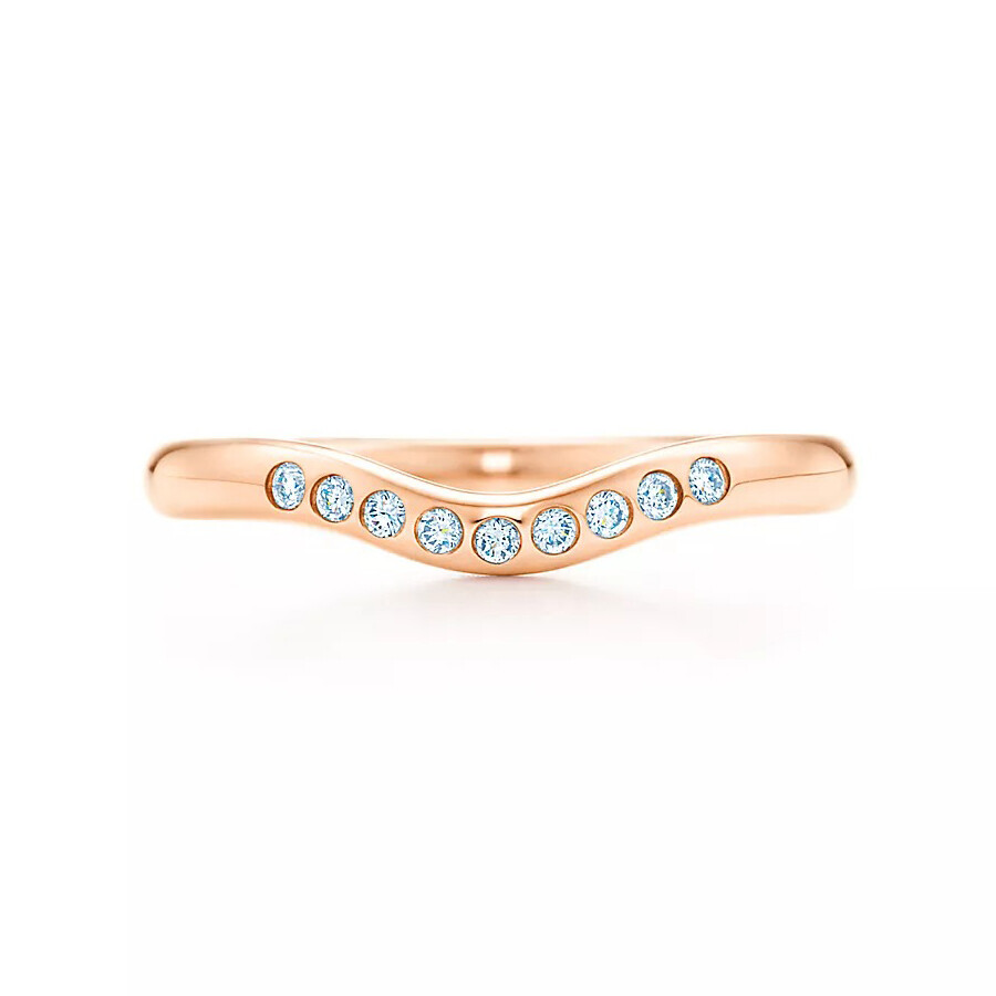 

Кольцо Tiffany & Co. x Elsa Peretti Wedding Band, розовое золото/бриллиант