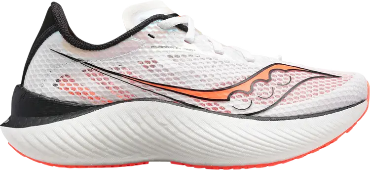 

Кроссовки Saucony Wmns Endorphin Pro 3 White ViZiRed, белый