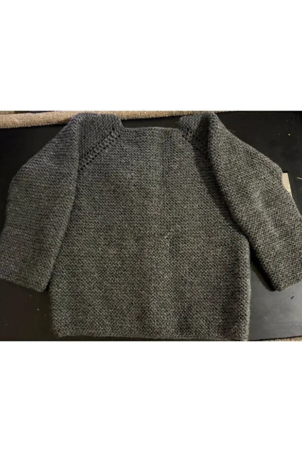 Детский кардиган для новорожденных вязаный Ada Home Collection Shop, Gray — фото 3