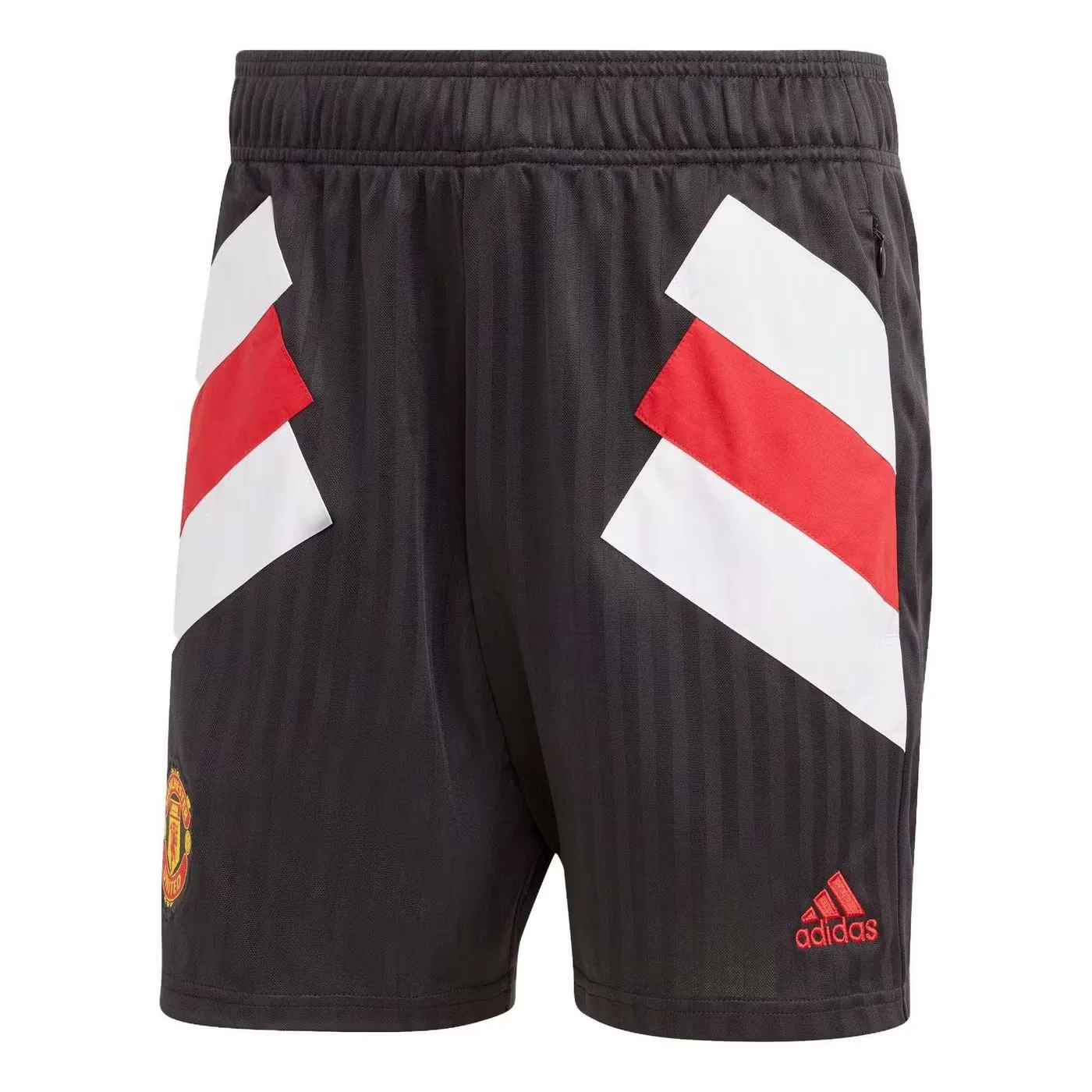 Шорты с логотипом Manchester United Icon Adidas, черный