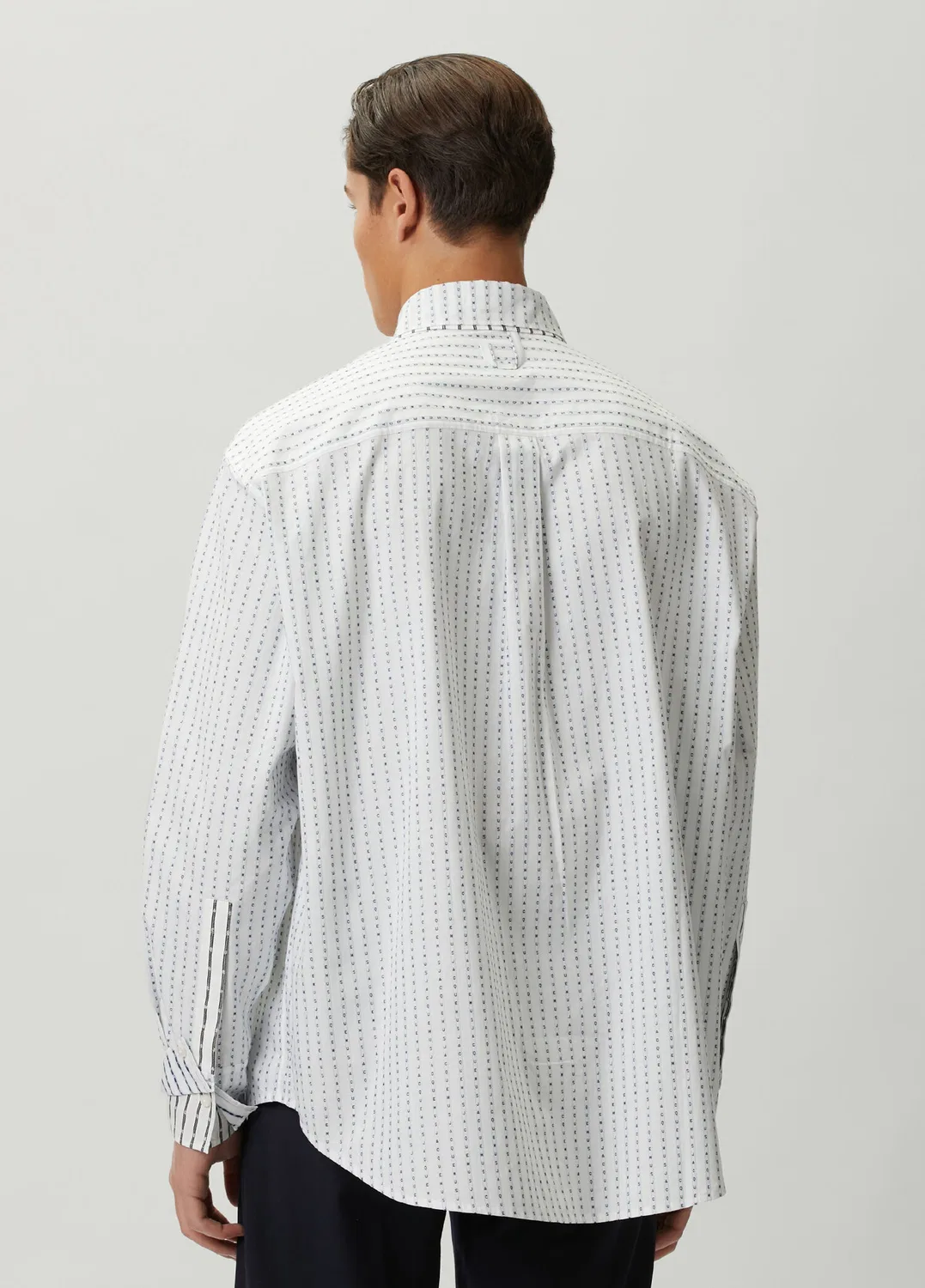 Рубашка Jacquemus, синяя — фото 4