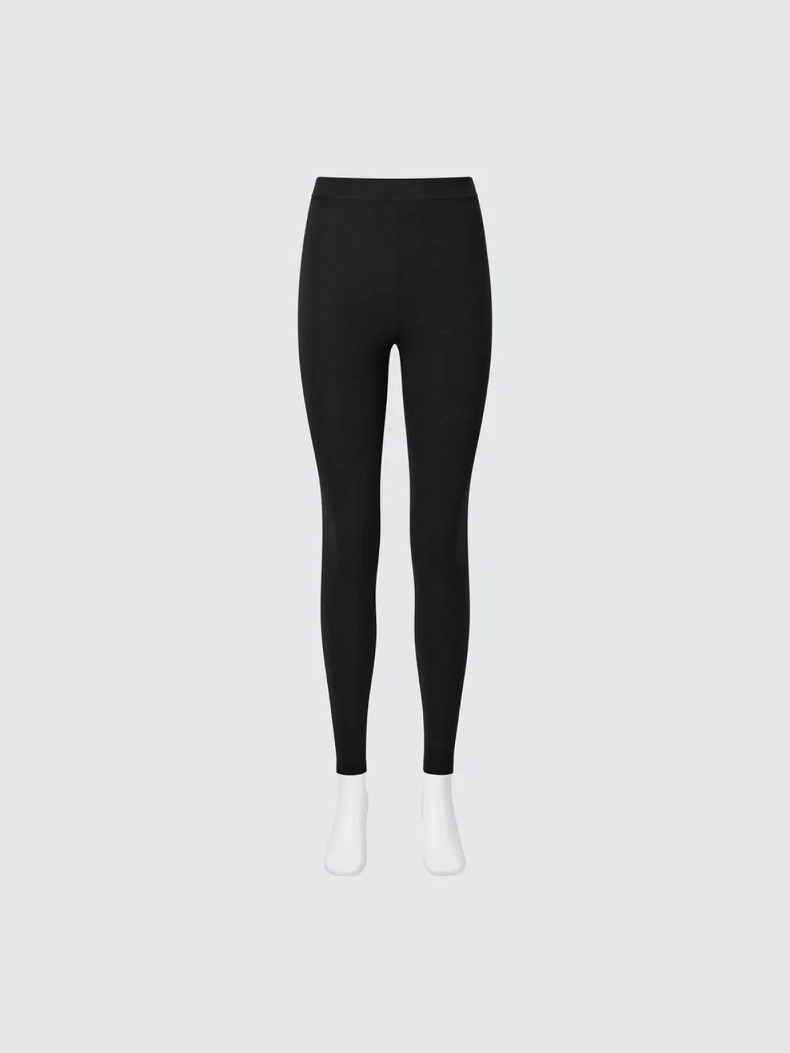 Леггинсы утепленные хлопковые Extra Warm Uniqlo, черный