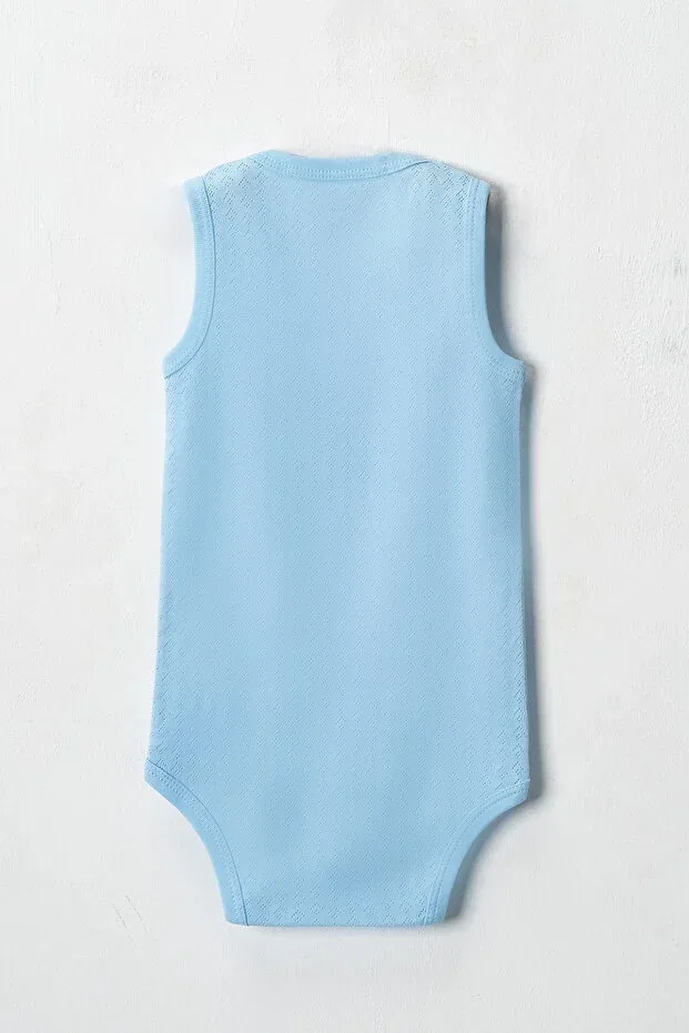 Детский комплект маек на бретелях для новорожденных Cembebe, Blue — фото 3