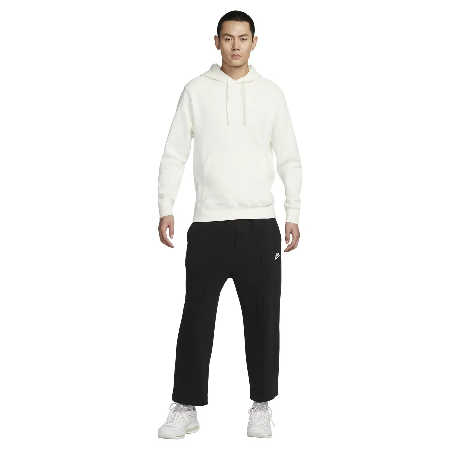 Мужское худи Sportswear Club Fleece Hoodie 'Sail White' Nike, Sail White — фото 4
