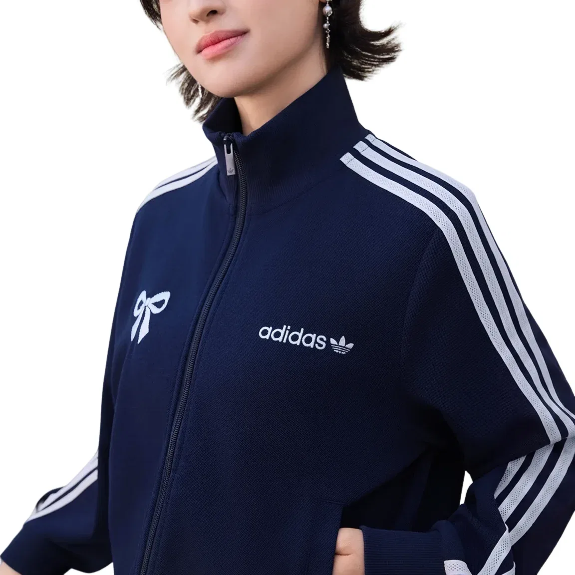Женская куртка Track Top Asia Sizing 'Night Indigo' adidas, Night Indigo — фото 3