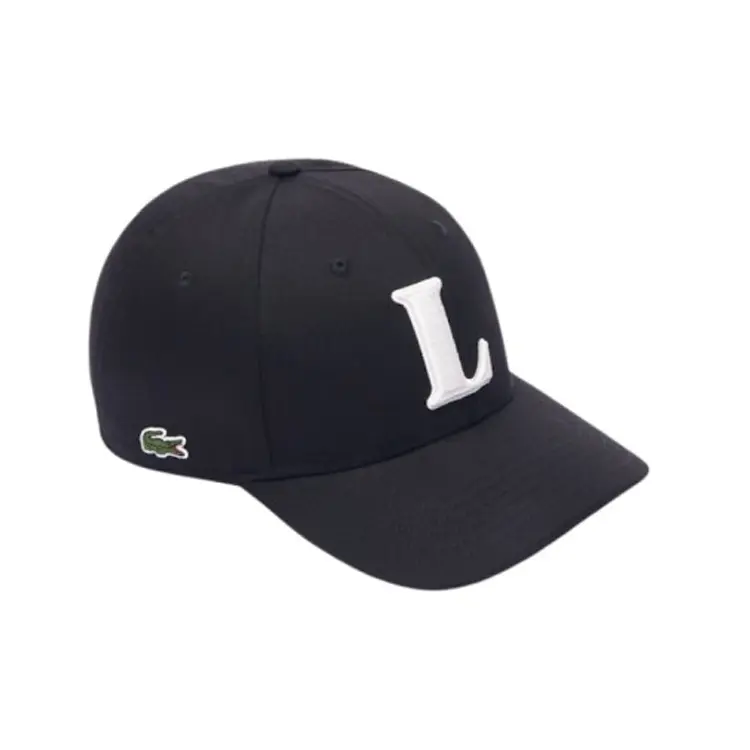 

LACOSTE Твиловая бейсболка мужская черная, Black