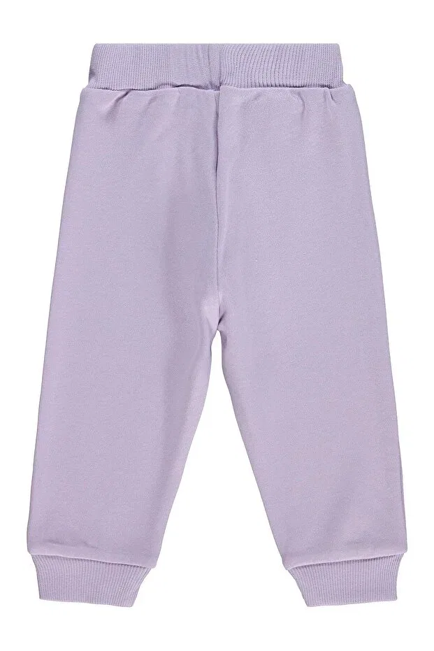 Детский спортивный костюм с принтом Little bunny printed Civil Baby, Lilac — фото 2