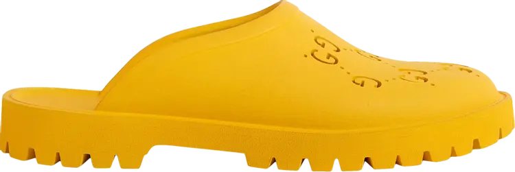 

Сандалии Gucci Slip On Sandal Yellow, желтый