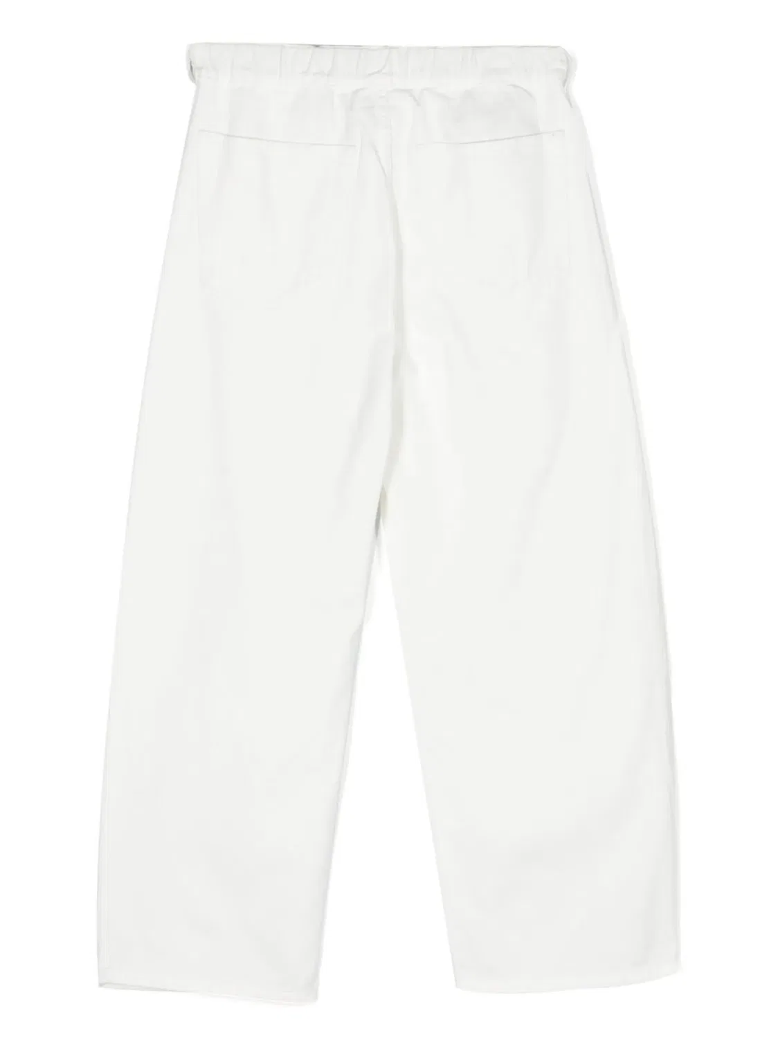 Джинсы straight leg с открытыми пуговицами MM6 Maison Margiela, белый — фото 2