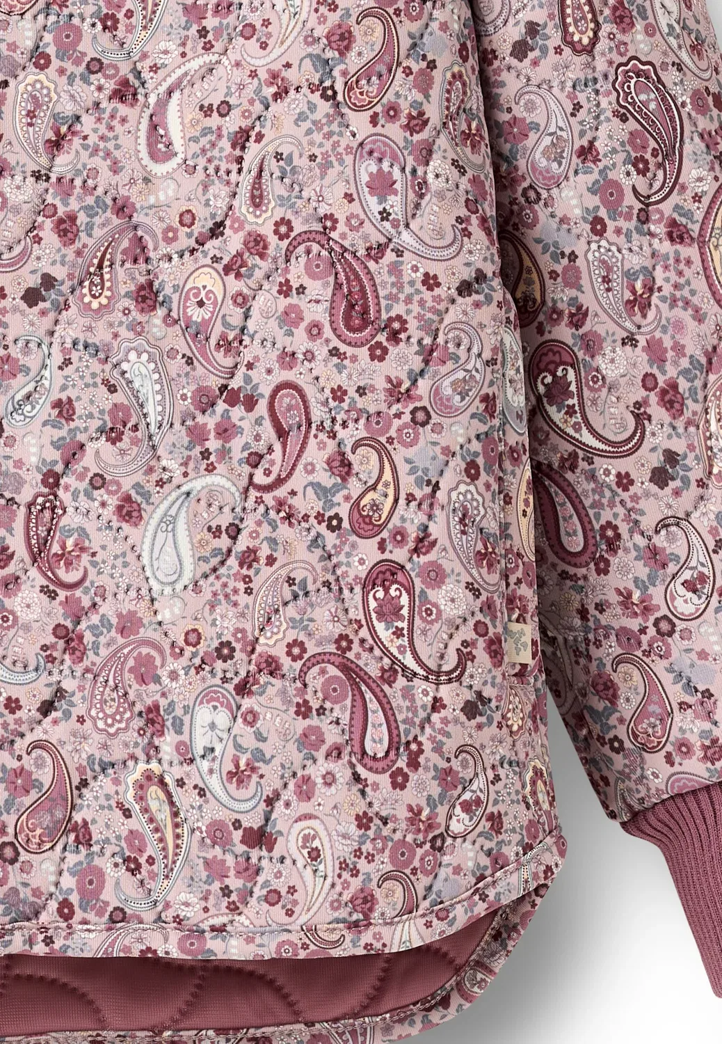 Термокуртка Louis унисекс - легкая куртка Wheat, Dry Rose Paisley — фото 3